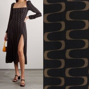 NEW Reformation Sigmund Dress Linguini 18 Plus Size